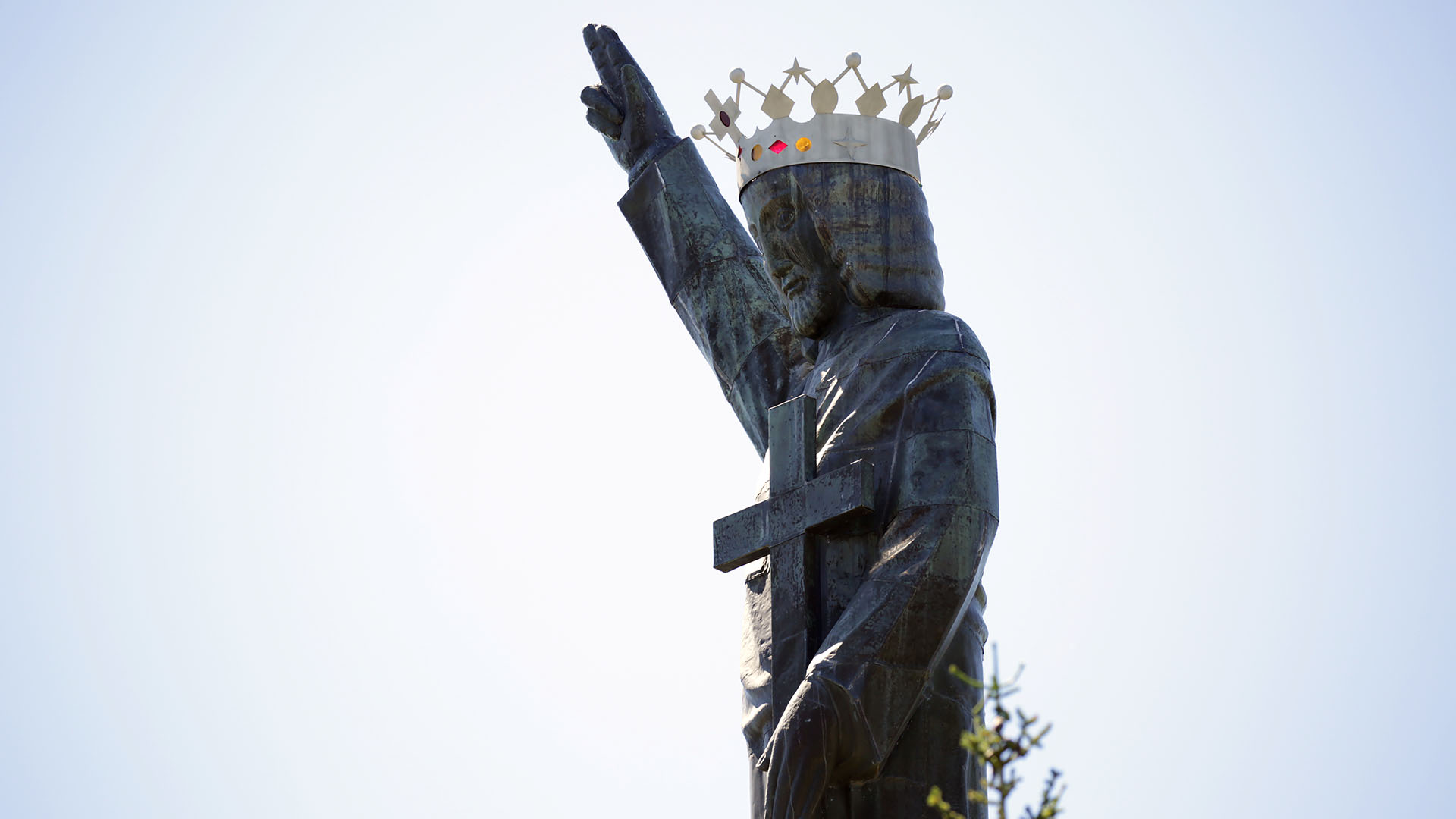 La statue du Christ-Roi, à Lens (VS) | © Bernard Hallet