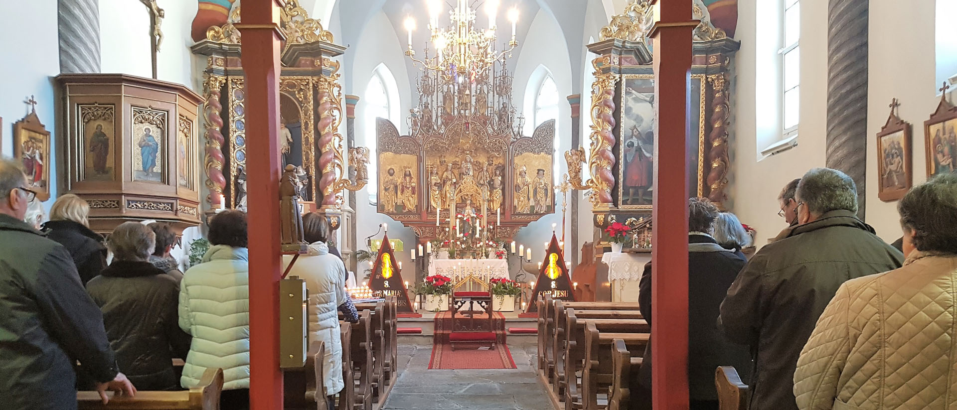 Le retable à volets de l'église de Brienz (GR) a une grande valeur patrimoniale | © DR