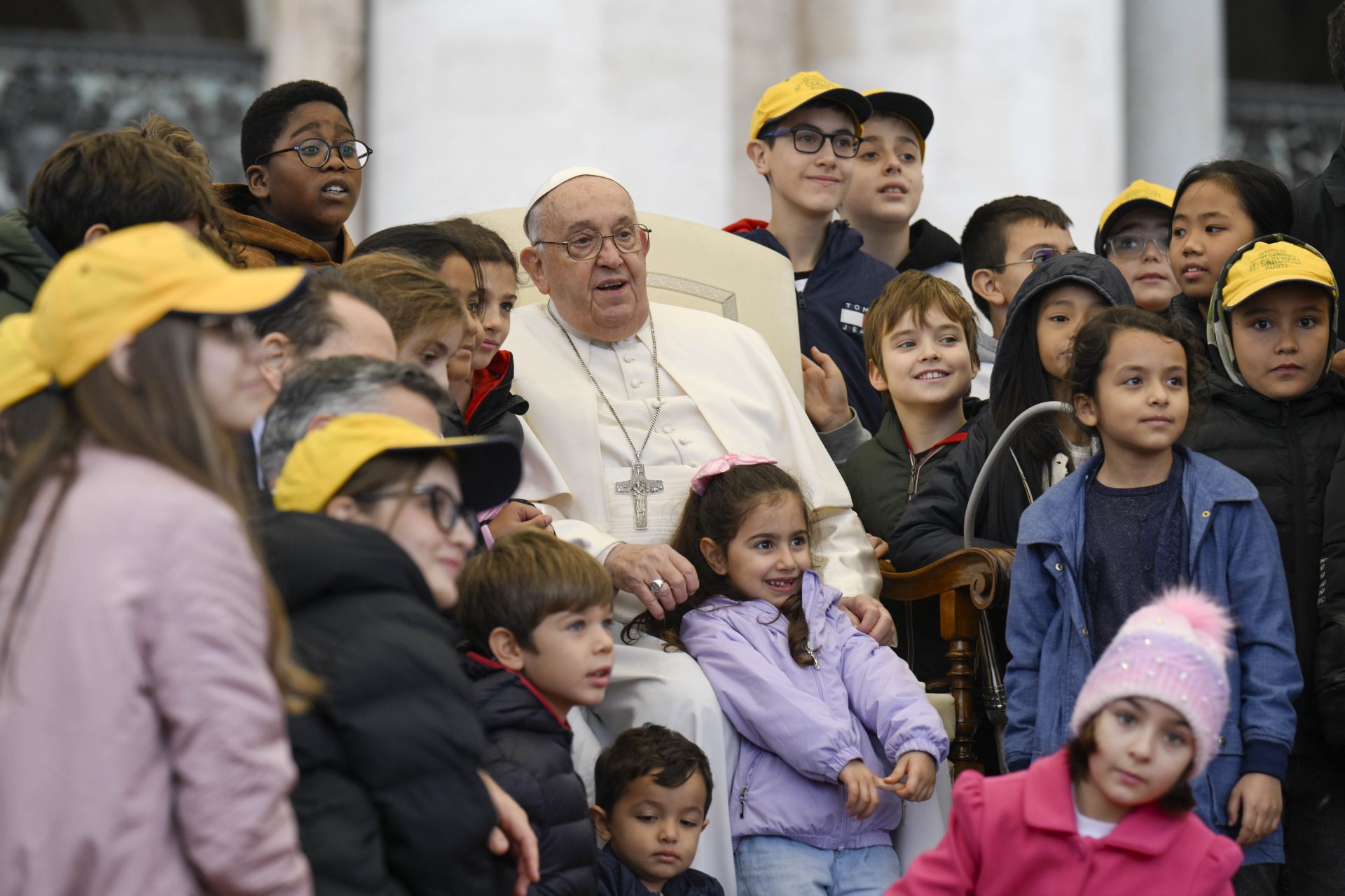 Le pape annonce la création d'une Journée mondiale des enfants, 20 novembre 2024 | © Vatican media