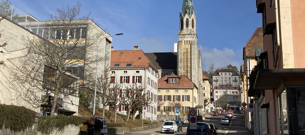 L'église du Sacré-Cœur, à La Chaux-de-Fonds, sera l'un des lieux de culte de la paroisse de la Sainte-Famille | © Grégory Roth