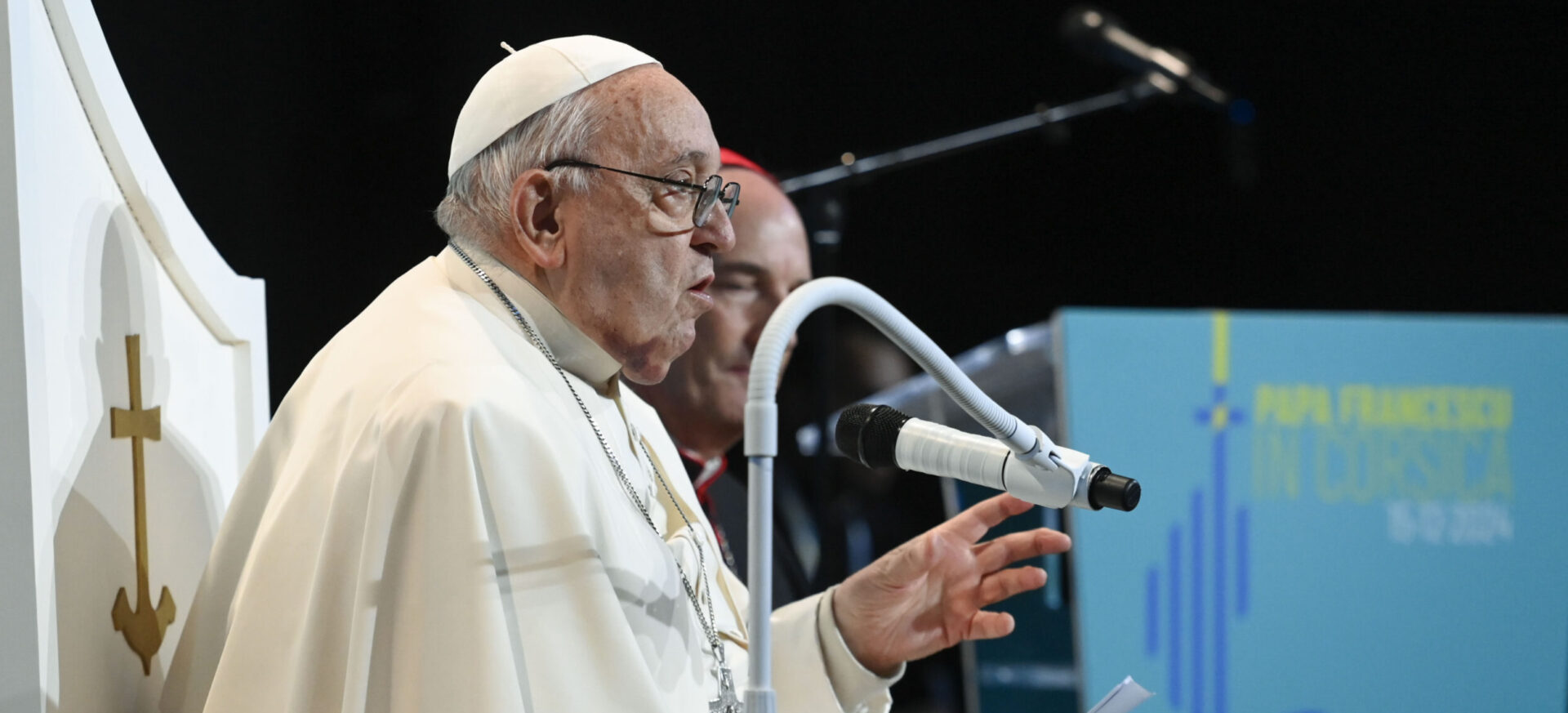 A Ajaccio, le pape François a mis en avant la richesse de la «piété populaire» en Corse | © Vatican Media