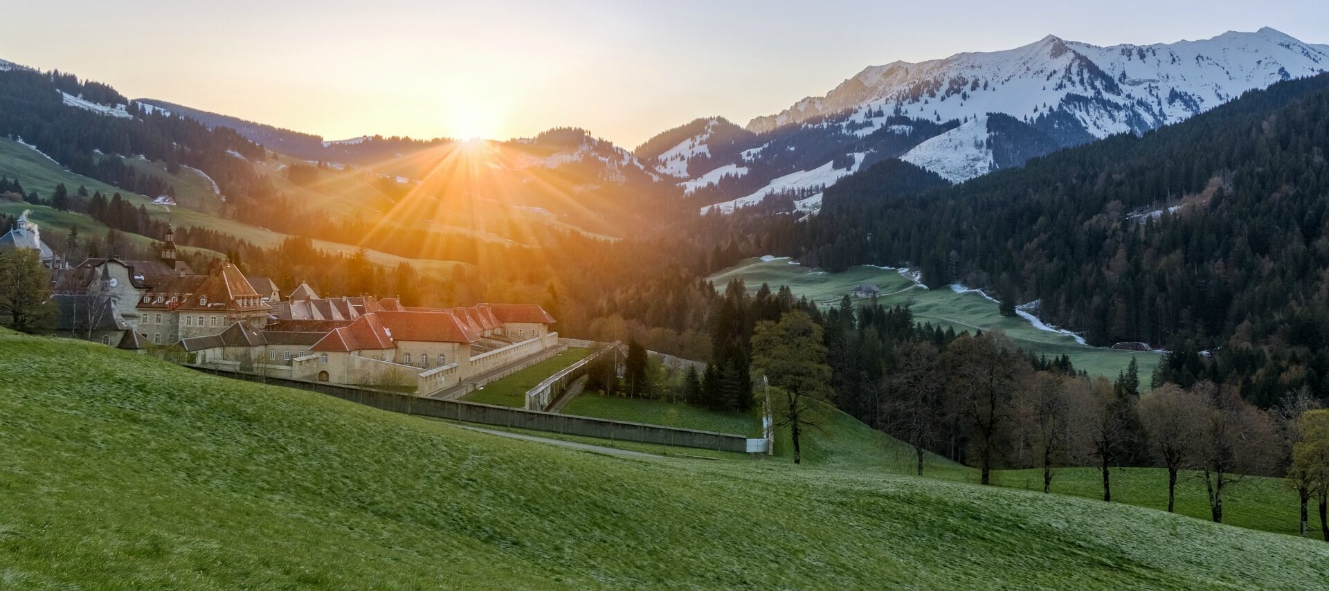 La chartreuse de la Valsainte, dans le canton de Fribourg |  © Jérémy Sauterel/Flickr/CC BY 2.0