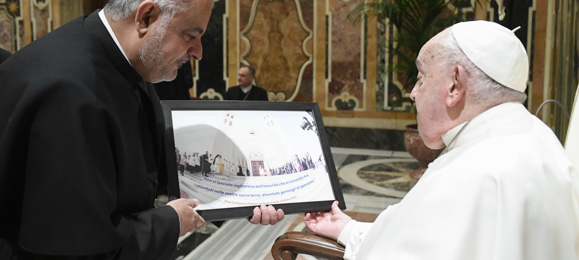 Le pape François a rencontré, le 27 janvier 2025, des responsables catholiques de la communication du monde entier | © Vatican Media