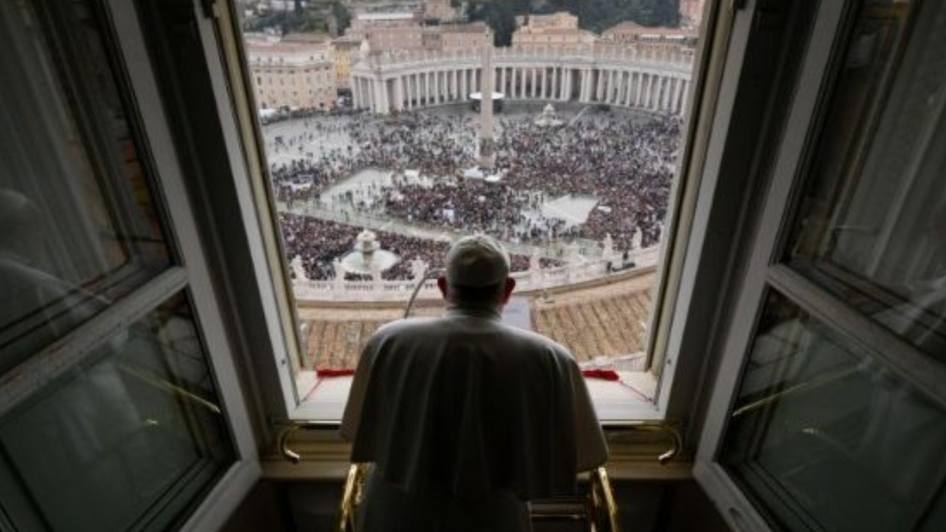 Le pape François lors de la prière de l'Angélus le 26 janvier 2025 | © Vatican Media