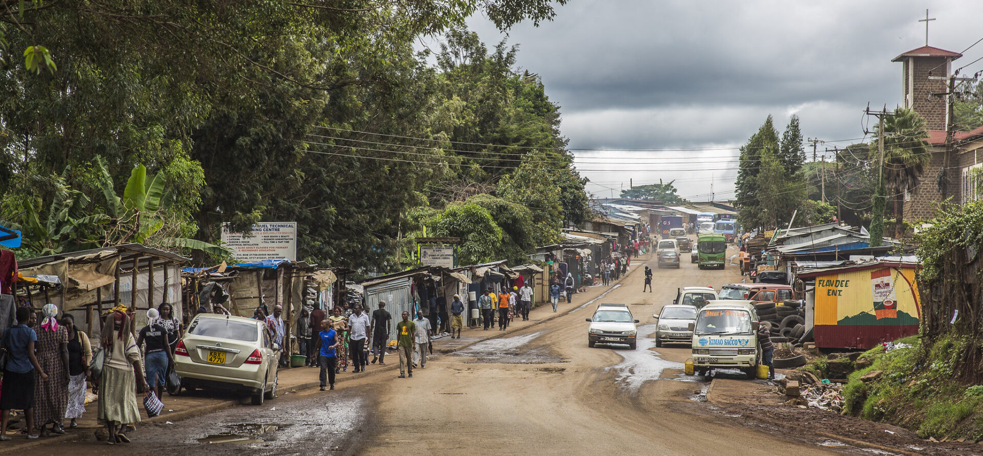 De nombreux pays d'Afrique sont freinés dans leur développement par la dette | photo: une rue au Kenya © Ninara/Flickr/CC BY 2.0