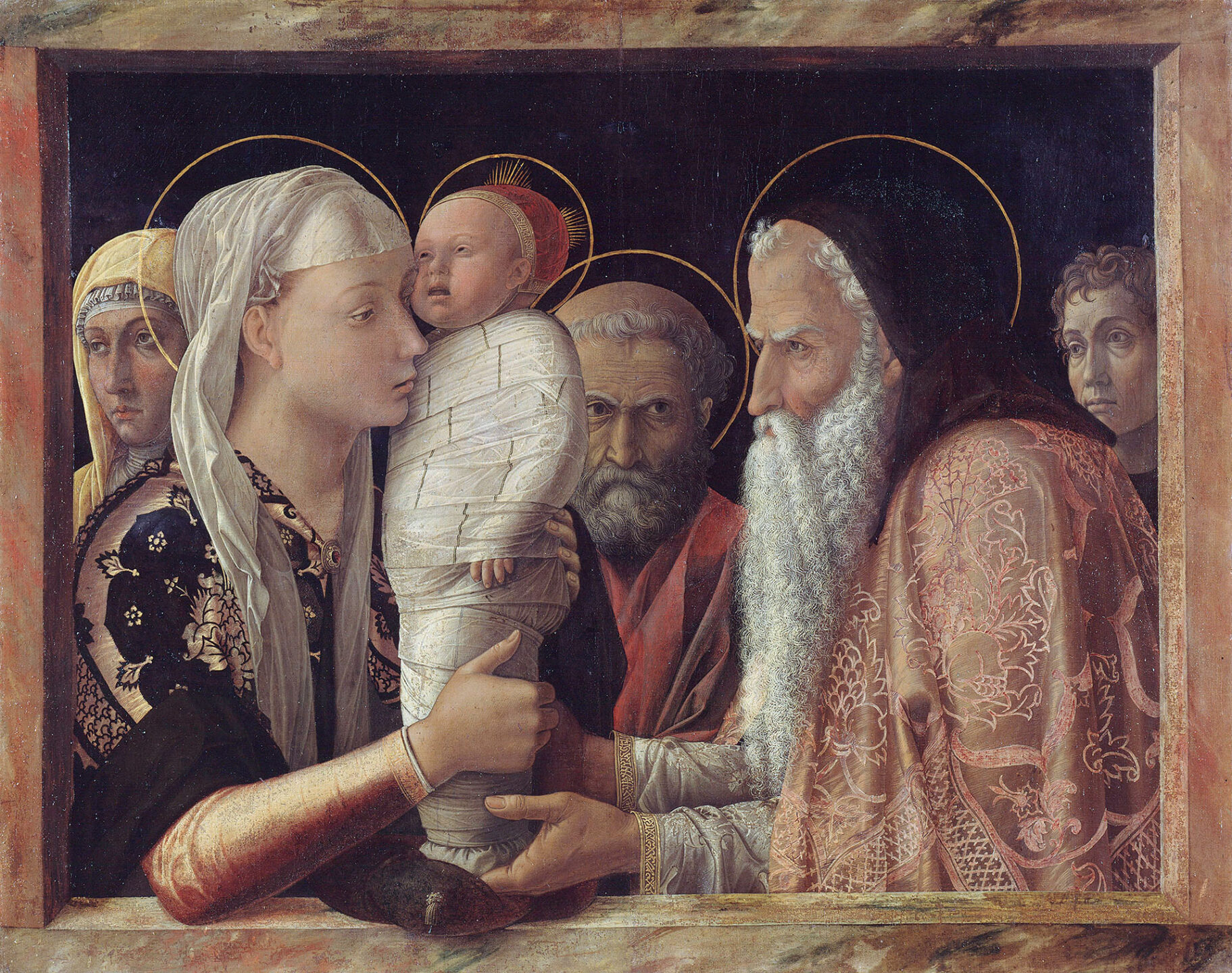 Présentation de Jésus au Temple. Peinture d'Andrea Mantegna, vers 1454 | DP