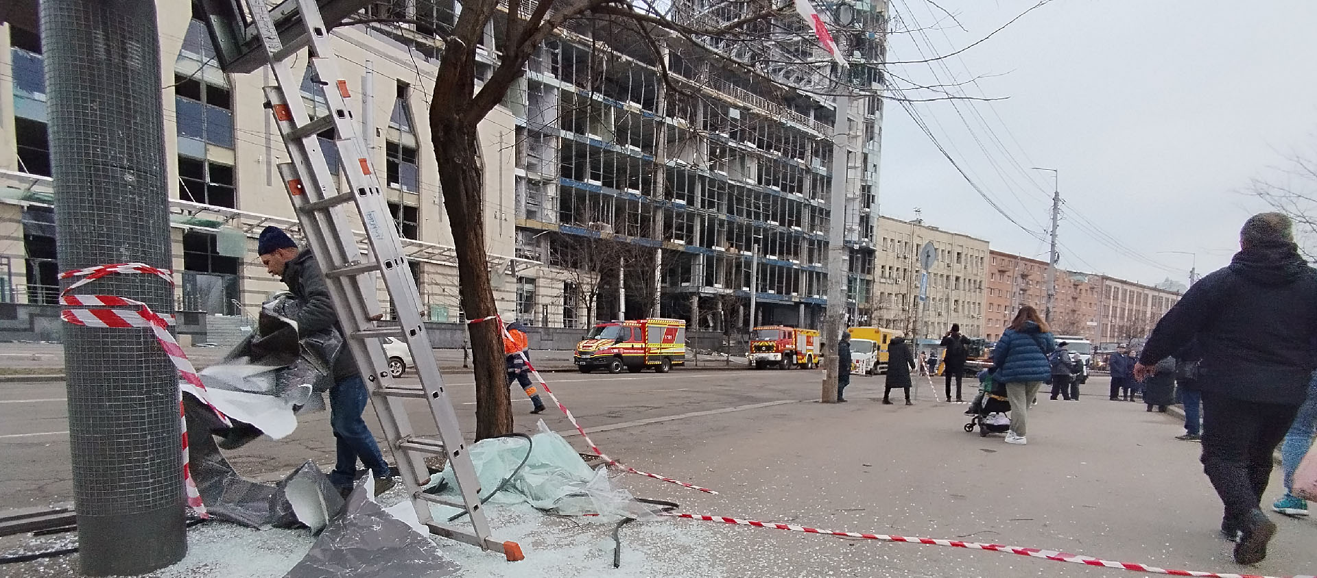 La Russie bombarde continuellement l'Ukraine avec des missiles et des roquettes. Ici à la station de métro Lukianivka à Kiev le 18 janvier 2025 | © Jacek Kępiński OP 