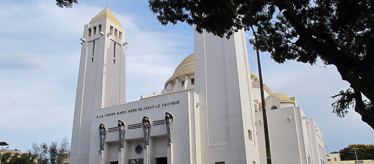 La cathédrale Cathédrale du Souvenir africain à Dakar, siège de l'Archevêché | DR