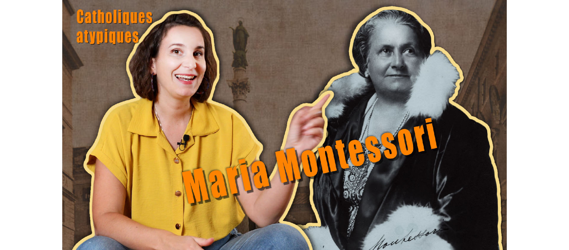 Maria Montessori a consacré tout un pan de son œuvre à la manière de transmettre la foi aux tout-petits | Montage: Christine Mo Costabella