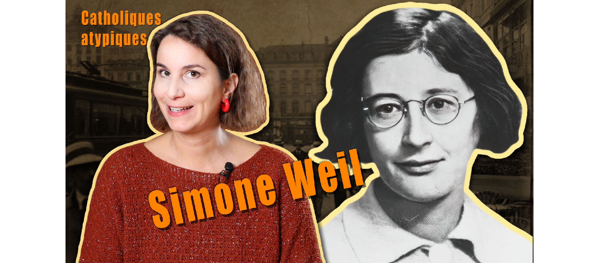 Simone Weil aimait l’Eglise, mais ne voulait pas lui abandonner son intelligence | Montage: Christine Mo Costabella