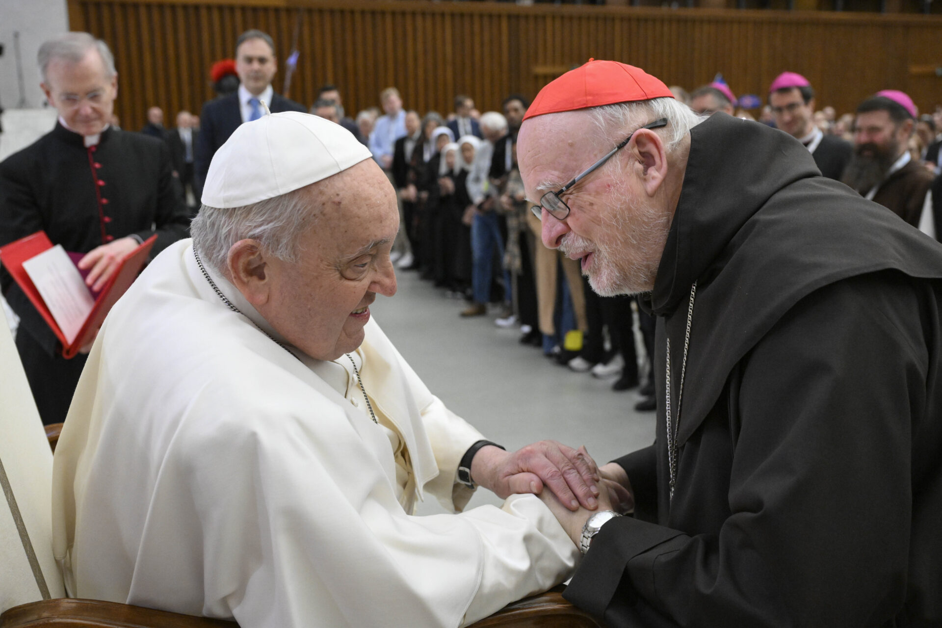 Le cardinal Anders Arborelius était présent à Rome, le 3 février 2025, pour le pèlerinage jubilaire promu par la Conférence épiscopale scandinave | © Vatican media