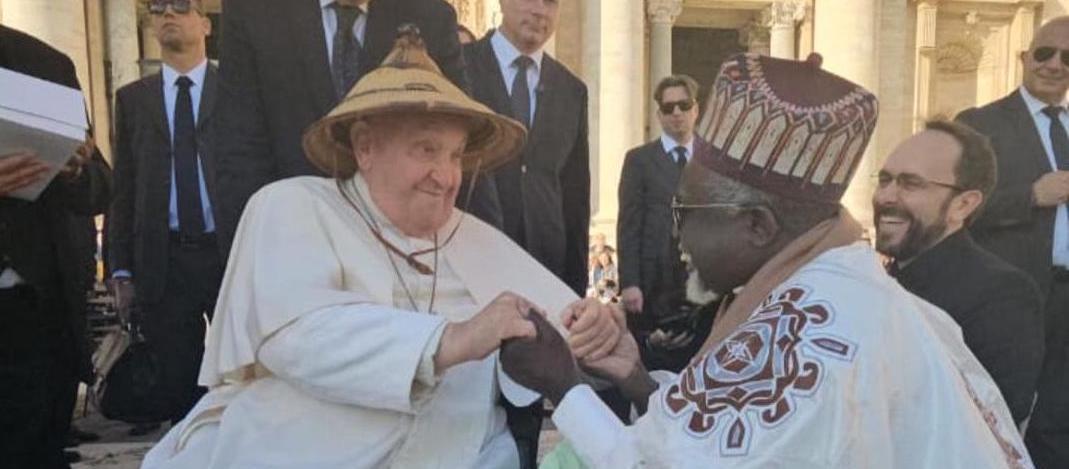 Rencontre du pape François et Thierno Amadou Djiby BA, Khalife de Bambilor, novembre 2024 | © DP