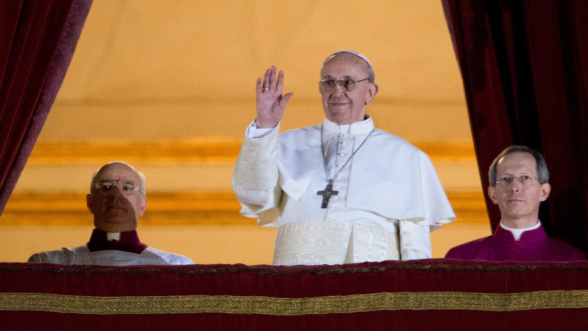 Le 13 mars 2013, le cardinal Bergoglio prenait le nom de François | © Vatican Media